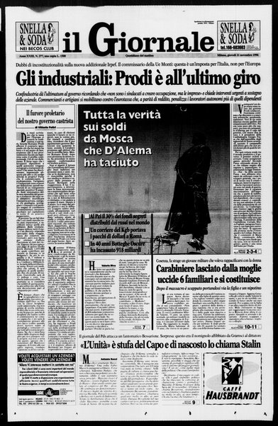 Il giornale : quotidiano del mattino